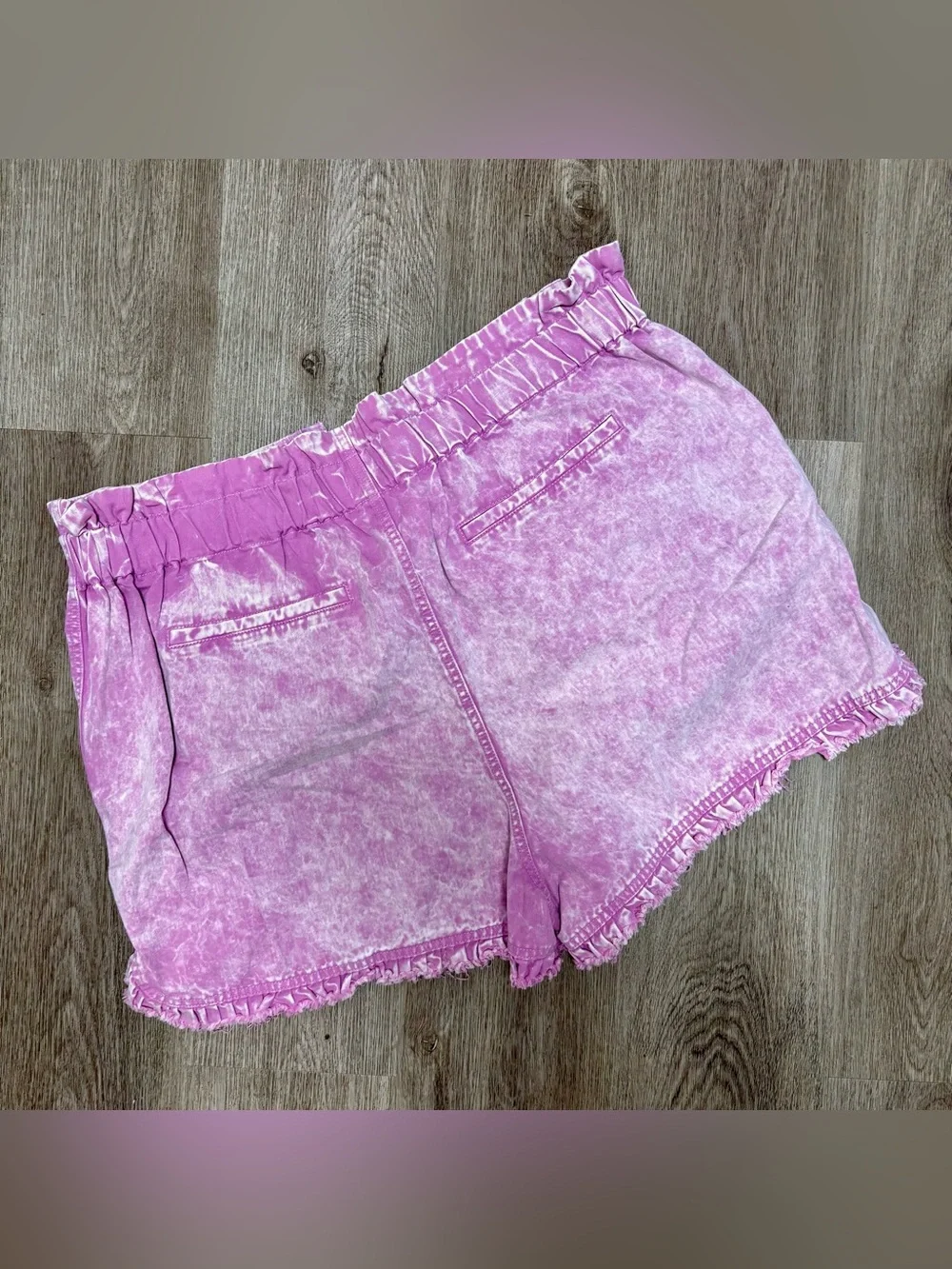 tgla Ruffle Shorts Pink - Picture 4 of 5